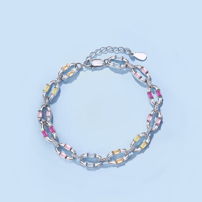 [Lumi Jewelry]Dazzling Colorful Daily Bracelet