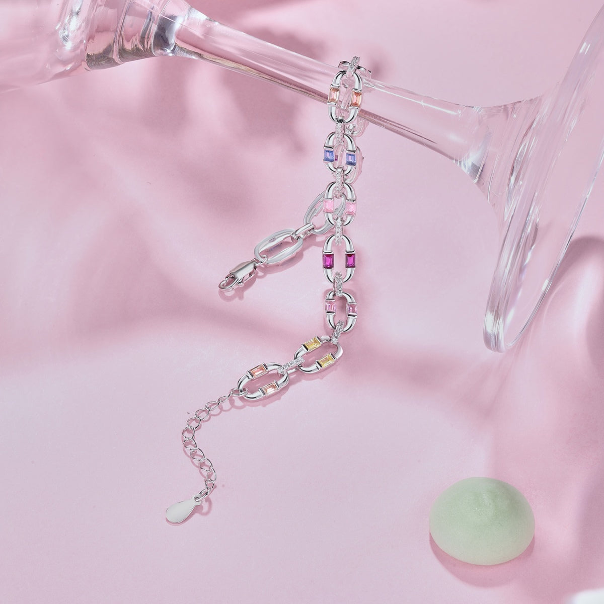 [Lumi Jewelry]Dazzling Colorful Daily Bracelet