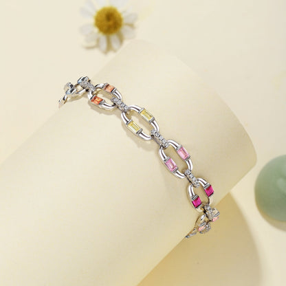[Lumi Jewelry]Dazzling Colorful Daily Bracelet