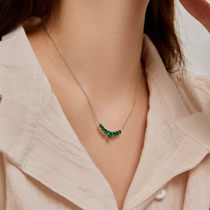 [Lumi Jewelry]Dainty Colorful Heart Necklace