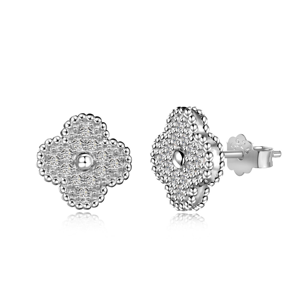 [Lumi Jewelry]Four Leaf Clover Fashion Earrings