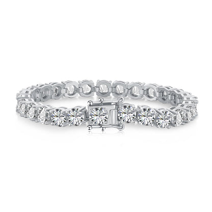 [Lumi Jewelry]0.75 Carat Dazzling Round Cut Wedding Bracelet