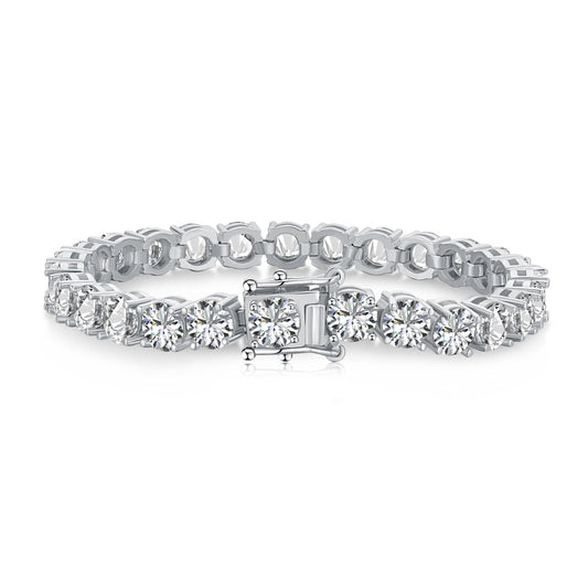 [Lumi Jewelry]0.75 Carat Dazzling Round Cut Wedding Bracelet