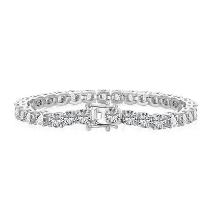 [Lumi Jewelry]Ornate Sparkling Round Cut Wedding Bracelet