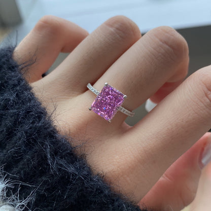 [Lumi Jewelry]4.0 Carat Luxurious Engagement Ring