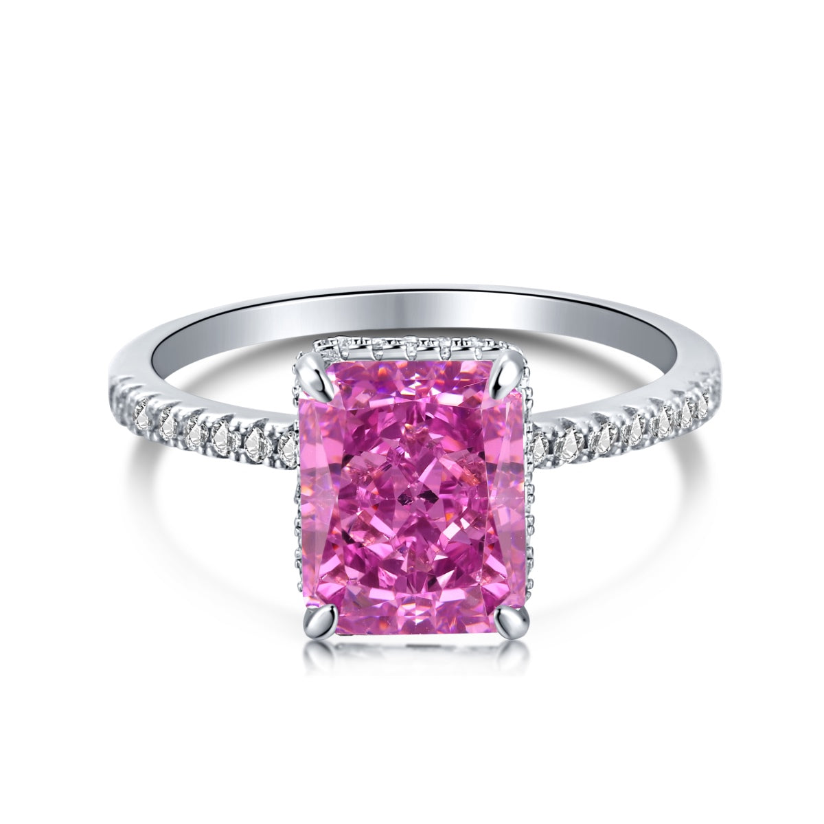 [Lumi Jewelry]4.0 Carat Luxurious Engagement Ring