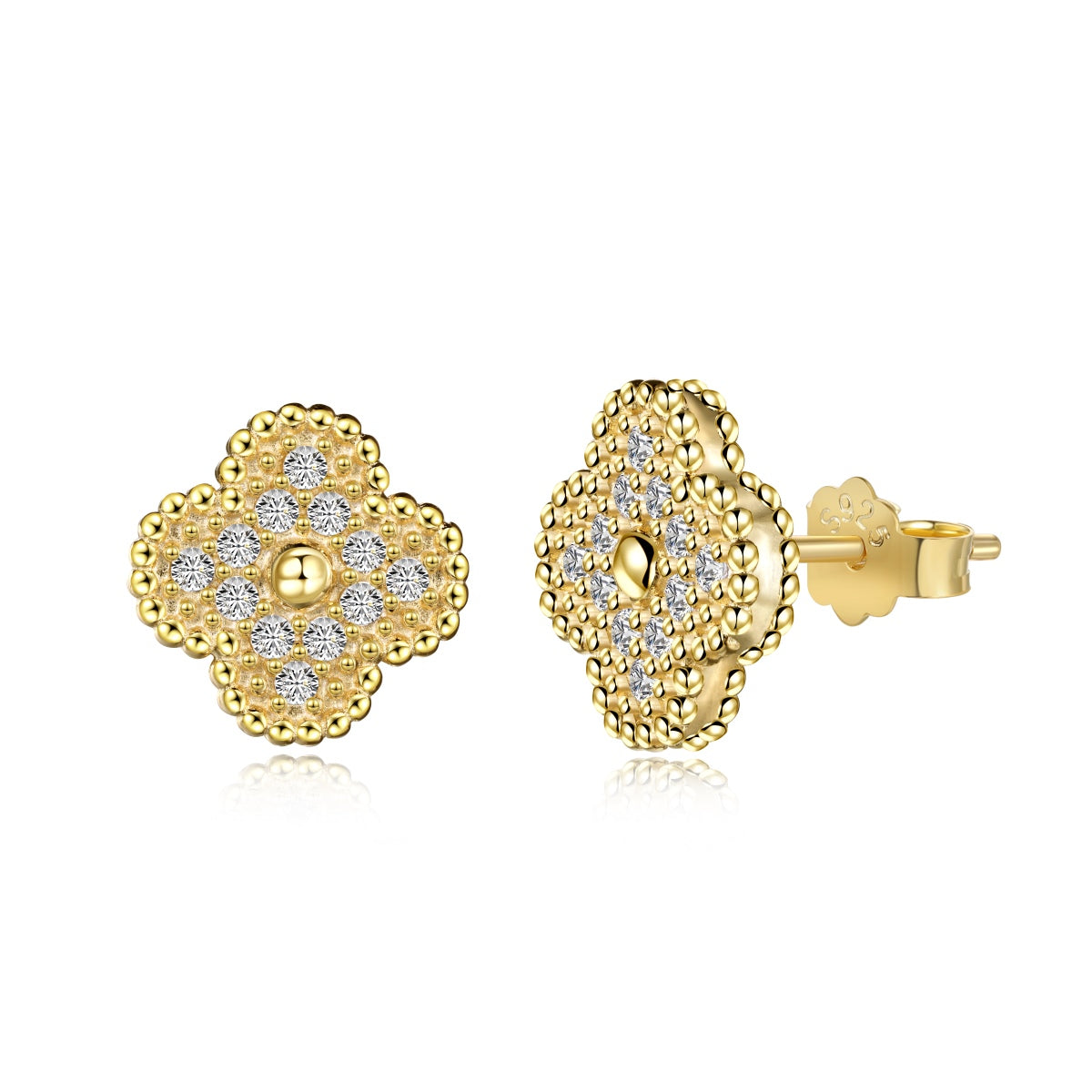 [Lumi Jewelry]Four Leaf Clover Fashion Earrings