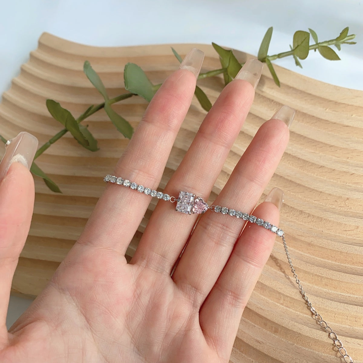[Lumi Jewelry]Dazzling Unique Multi Shape Lover Bracelet