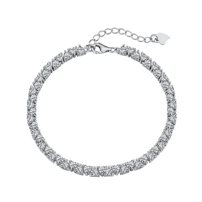 [Lumi Jewelry]Dazzling Romantic Heart Shape Lover Bracelet