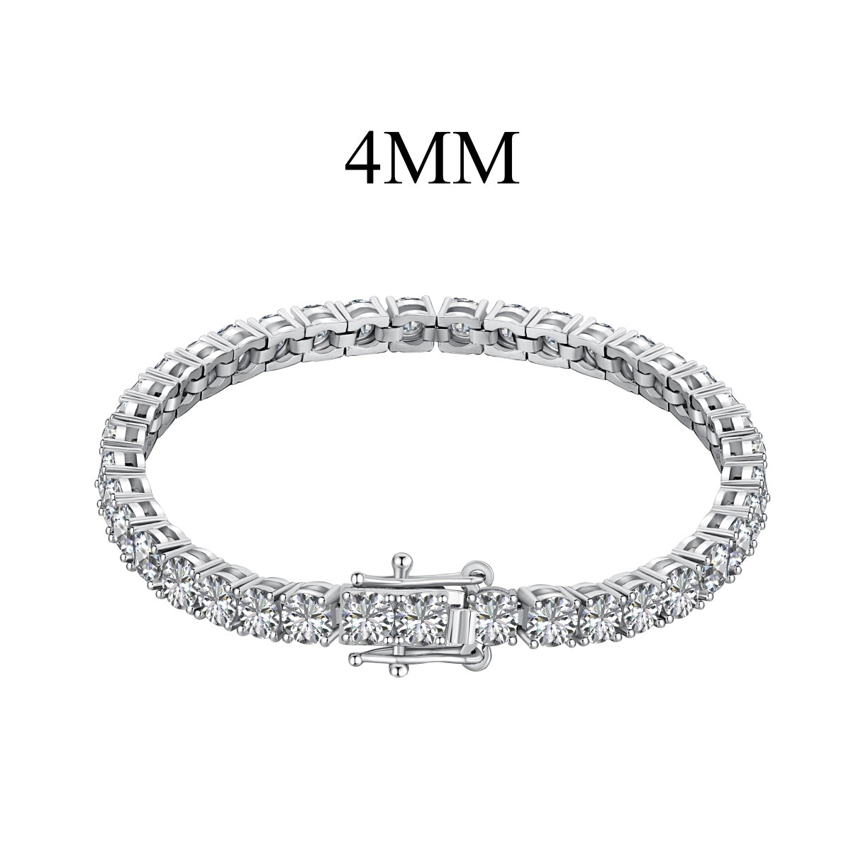 [Lumi Jewelry]Radiant Colorful Round Cut Party Bracelet