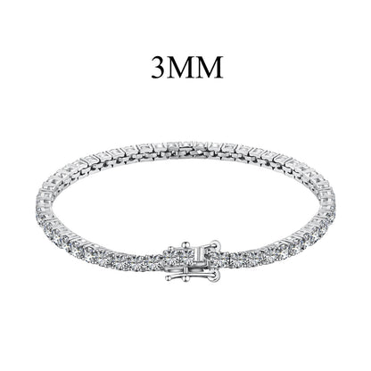 [Lumi Jewelry]Radiant Colorful Round Cut Party Bracelet