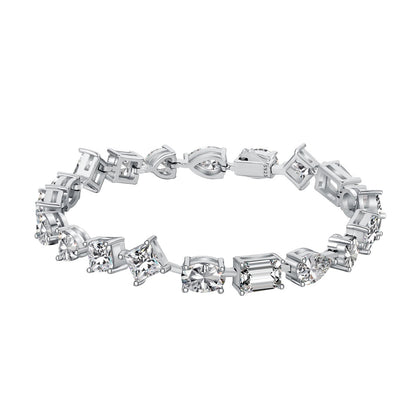 [Lumi Jewelry]Unique Exquisite Multi Cut Daily Bracelet