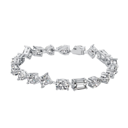 [Lumi Jewelry]Unique Exquisite Multi Cut Daily Bracelet