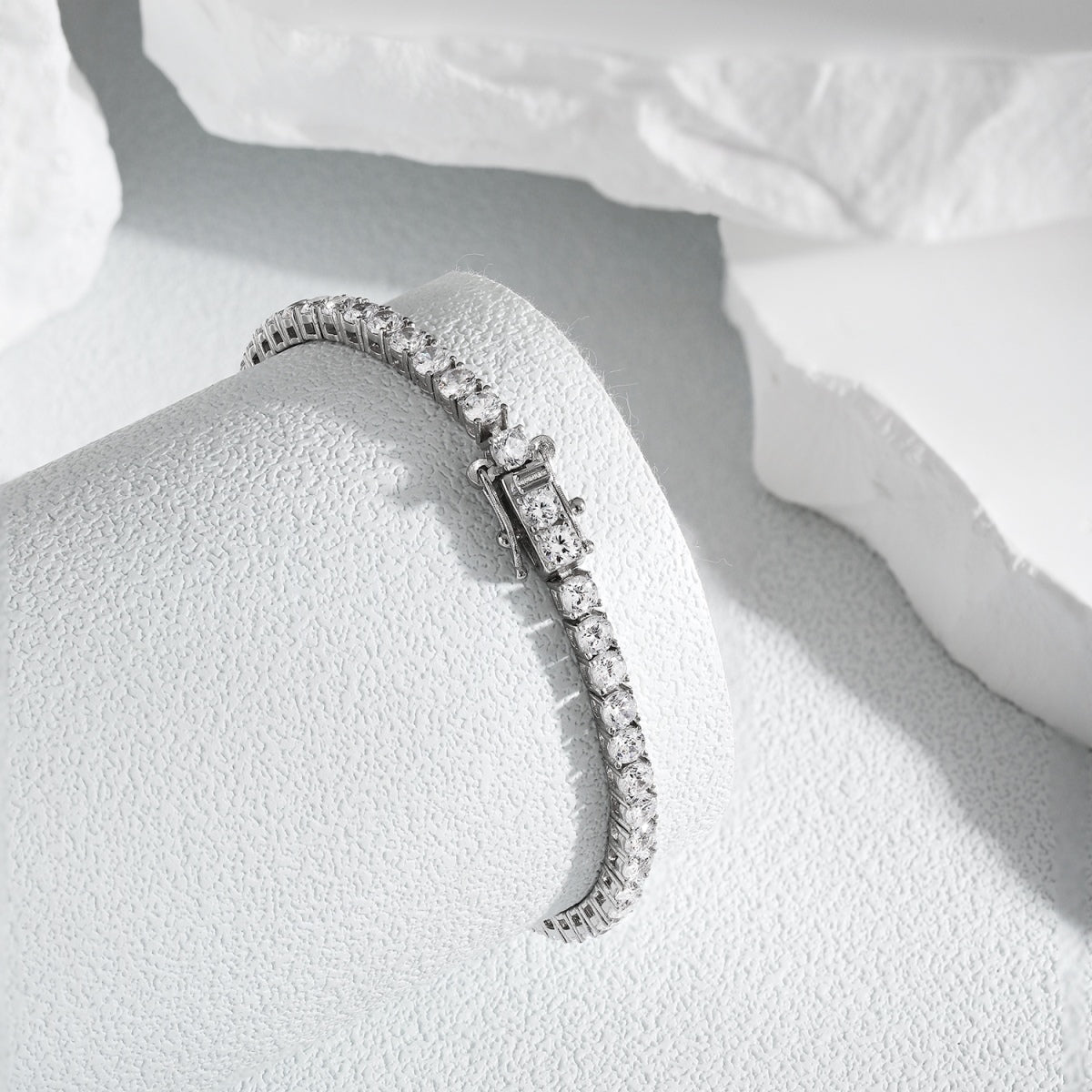 [Lumi Jewelry]Radiant Colorful Round Cut Party Bracelet