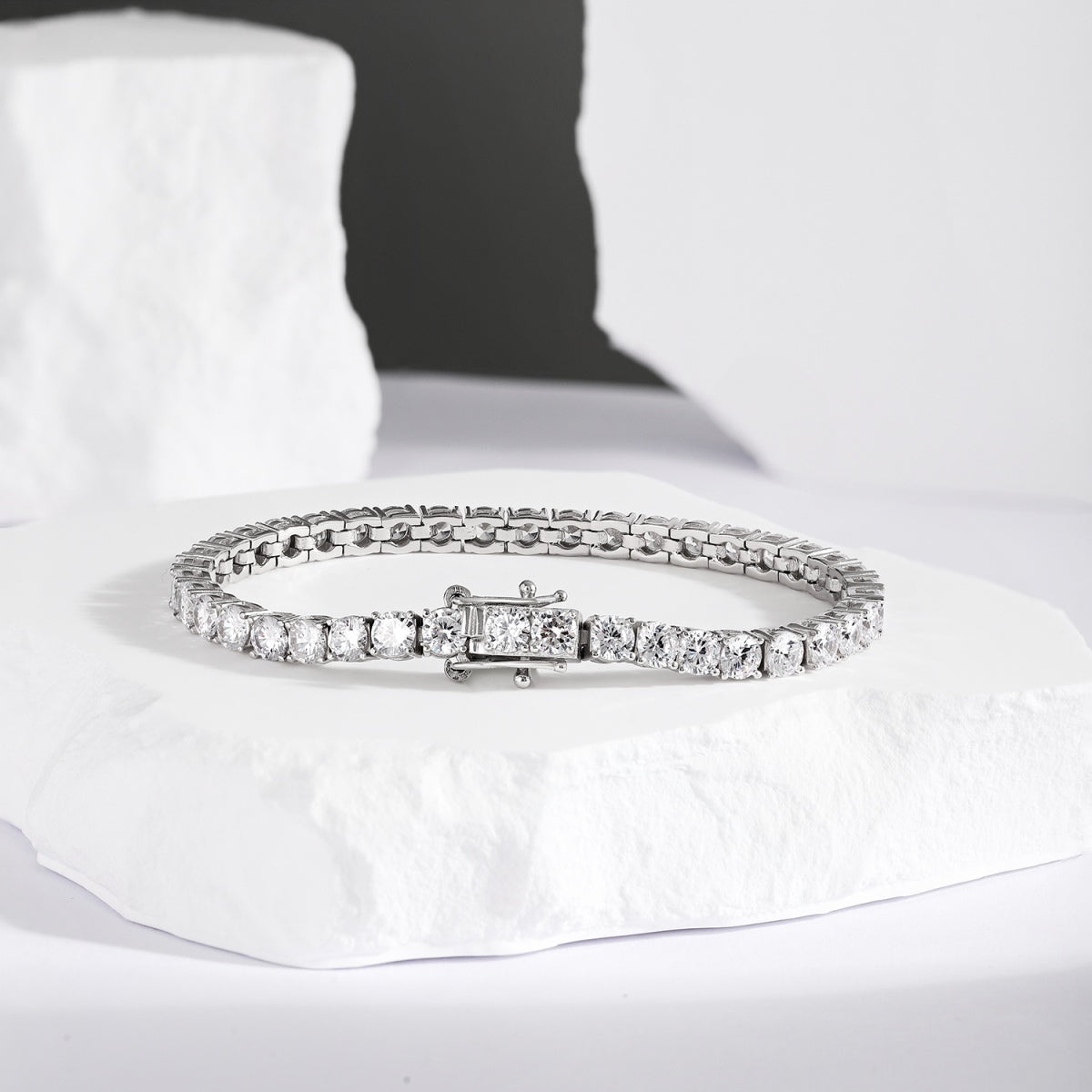 [Lumi Jewelry]Radiant Colorful Round Cut Party Bracelet