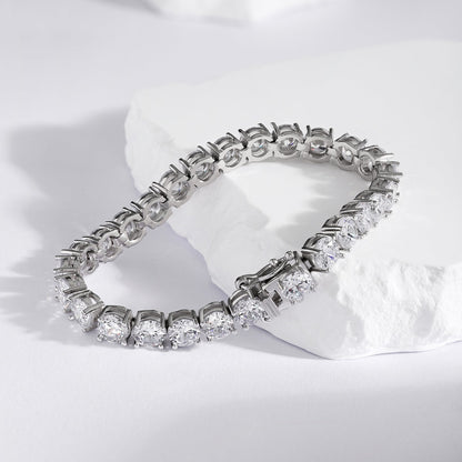[Lumi Jewelry]0.75 Carat Dazzling Round Cut Wedding Bracelet