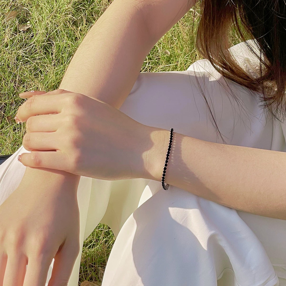 [Lumi Jewelry]Radiant Colorful Round Cut Party Bracelet