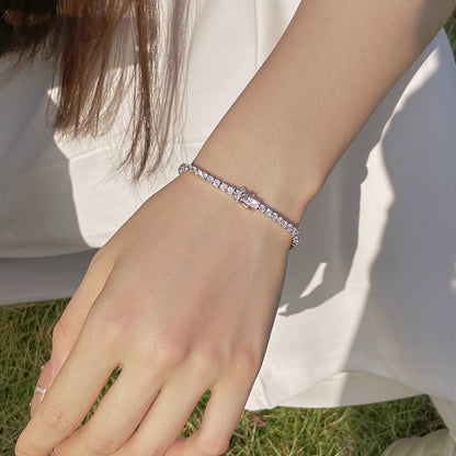 [Lumi Jewelry]Radiant Colorful Round Cut Party Bracelet