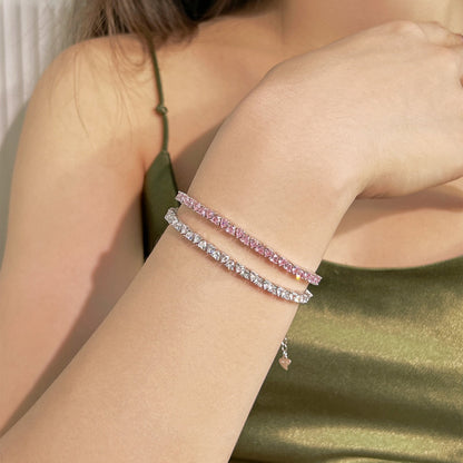 [Lumi Jewelry]Dazzling Romantic Heart Shape Lover Bracelet