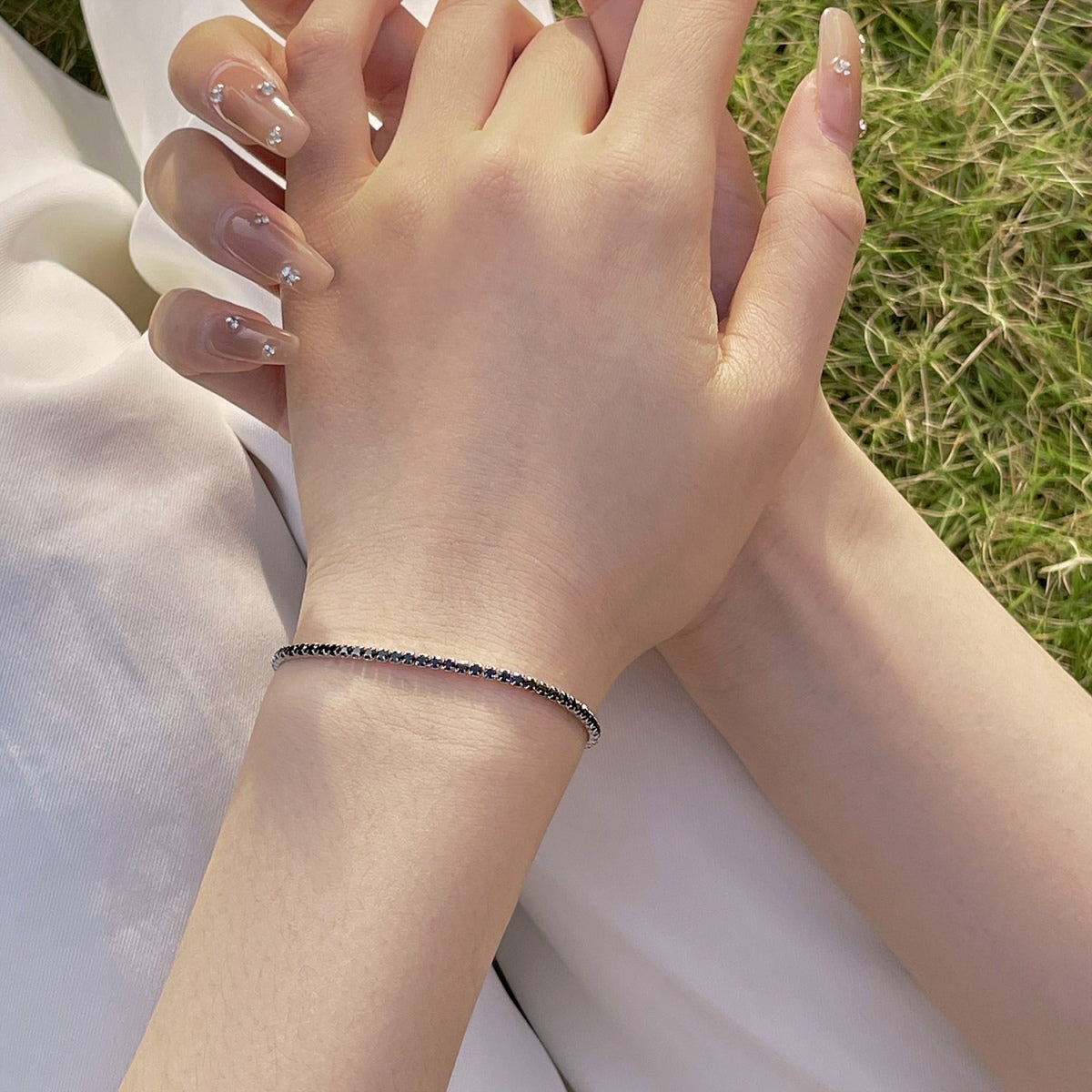 [Lumi Jewelry]Radiant Colorful Round Cut Party Bracelet