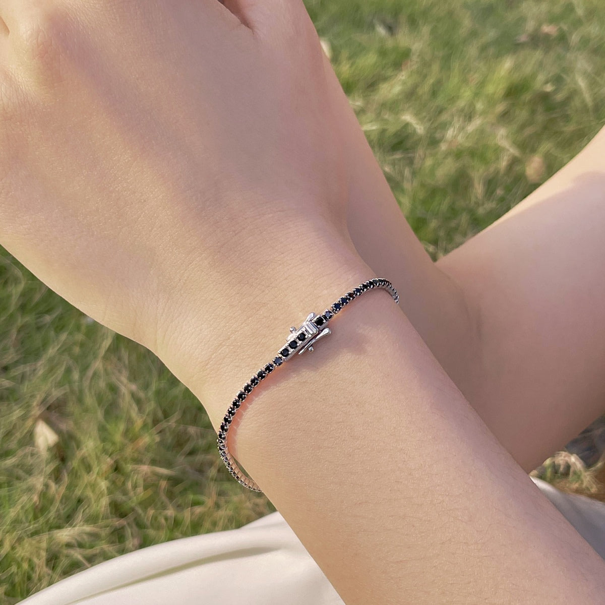 [Lumi Jewelry]Radiant Colorful Round Cut Party Bracelet