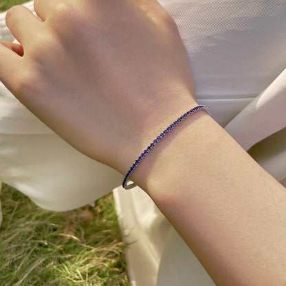 [Lumi Jewelry]Radiant Colorful Round Cut Party Bracelet