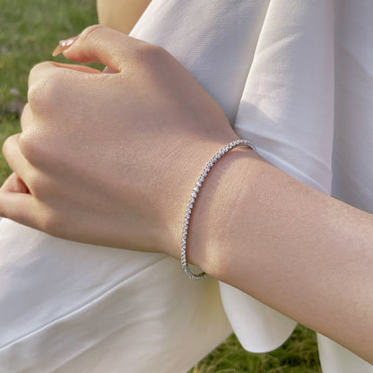 [Lumi Jewelry]Radiant Colorful Round Cut Party Bracelet