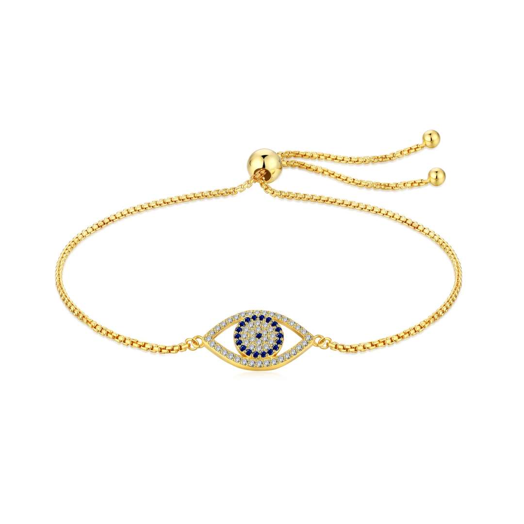 [Lumi Jewelry]Dazzling Eye Shape Necklace