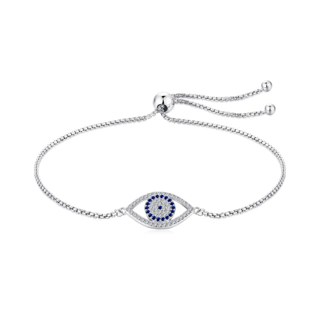 [Lumi Jewelry]Dazzling Eye Shape Necklace