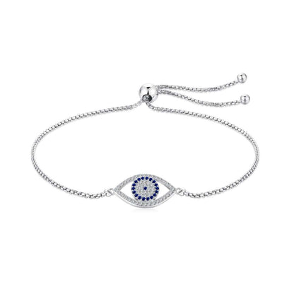 [Lumi Jewelry]Dazzling Eye Shape Necklace