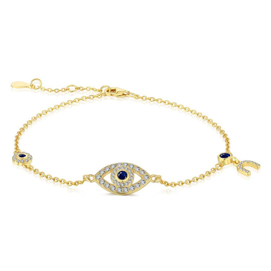 [Lumi Jewelry]Dainty Eye Shape Necklace