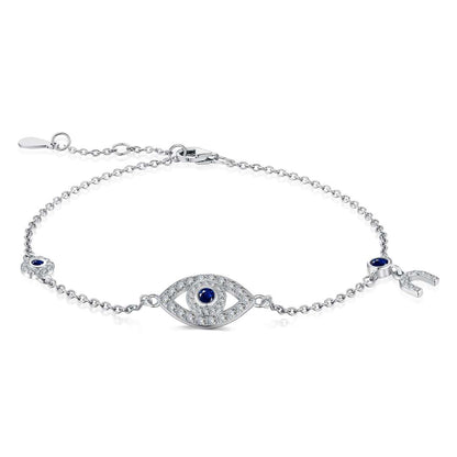 [Lumi Jewelry]Dainty Eye Shape Necklace