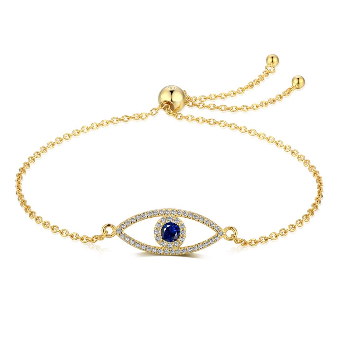 [Lumi Jewelry]Devil's Eye Hollow Design Bracelet