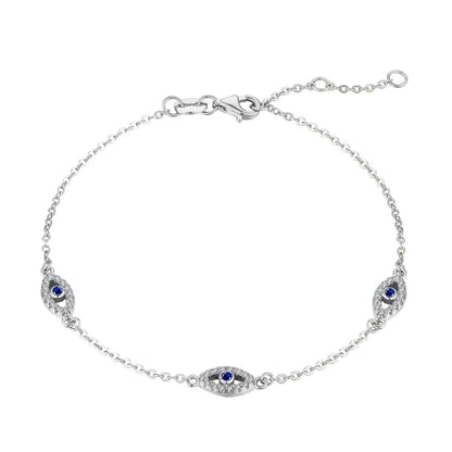 [Lumi Jewelry]Evil Eye Shape Pendent Necklace