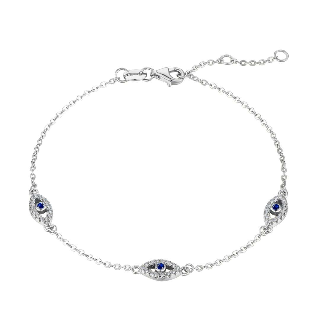 [Lumi Jewelry]Evil Eye Shape Pendent Necklace