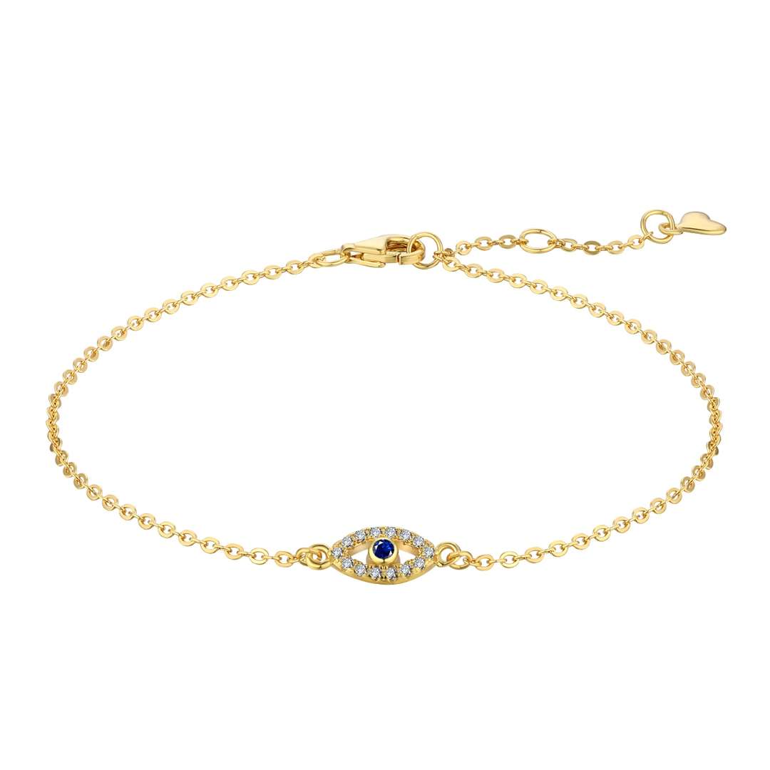 [Lumi Jewelry]Evil Eye Shape Necklace
