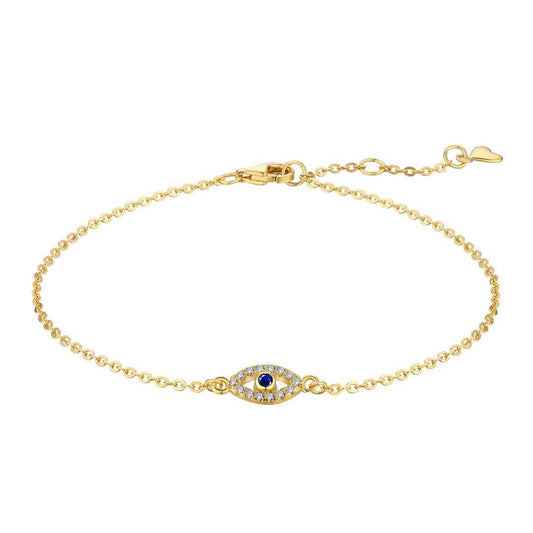 [Lumi Jewelry]Evil Eye Shape Necklace