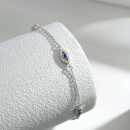 [Lumi Jewelry]Evil Eye Shape Pendent Necklace