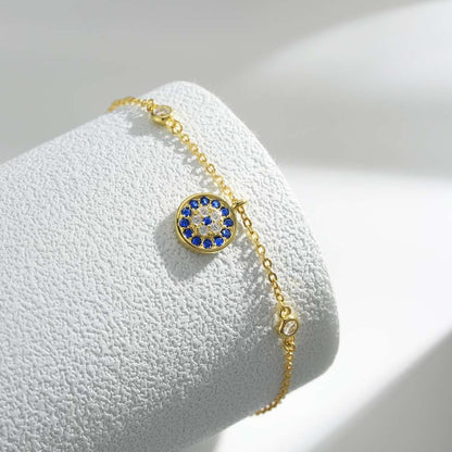 [Lumi Jewelry]Devil's Eye Round Shape Bracelet
