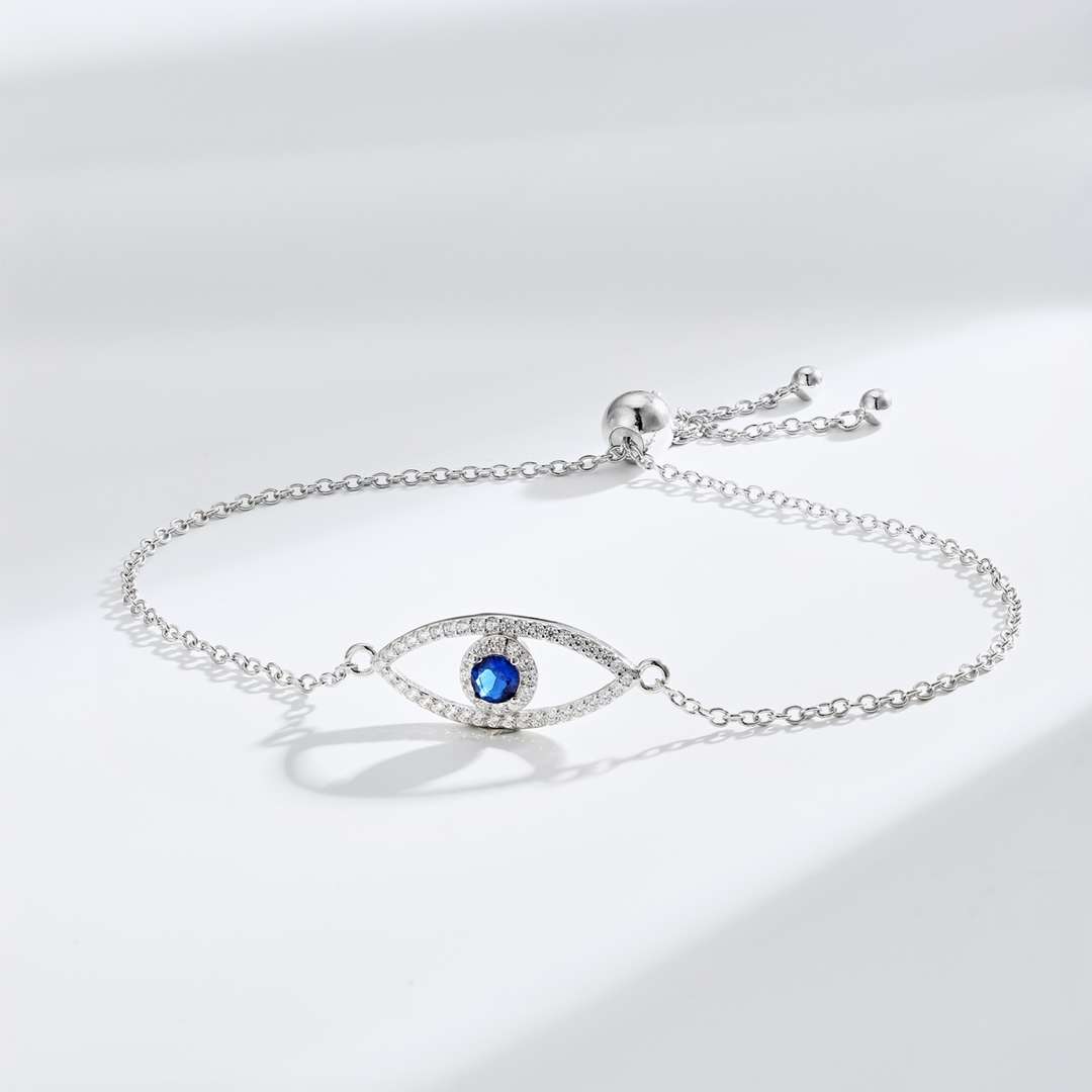[Lumi Jewelry]Devil's Eye Hollow Design Bracelet