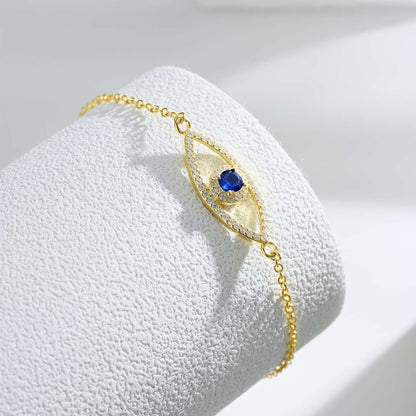 [Lumi Jewelry]Devil's Eye Hollow Design Bracelet