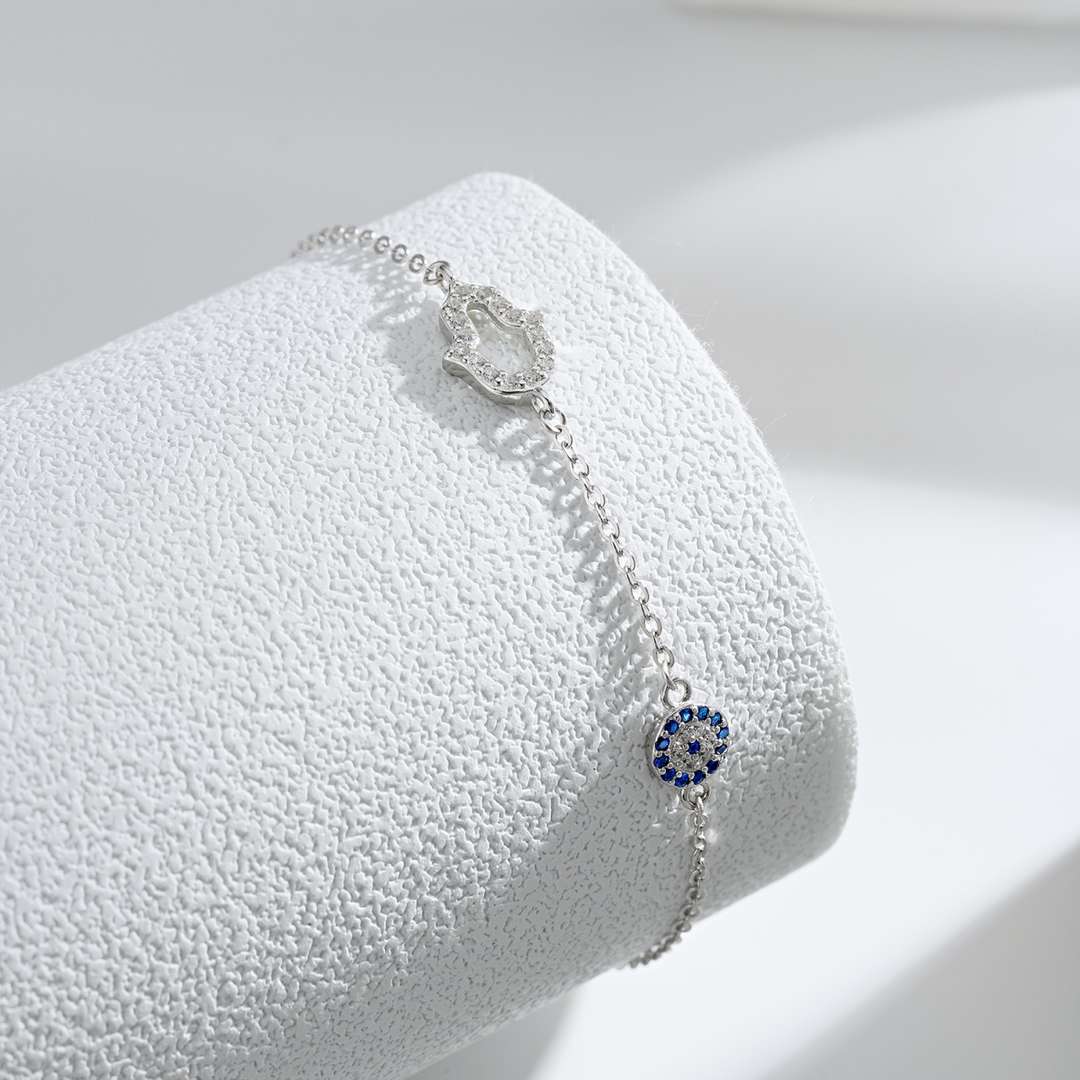 [Lumi Jewelry]Gost Shape & Round Shape Necklace