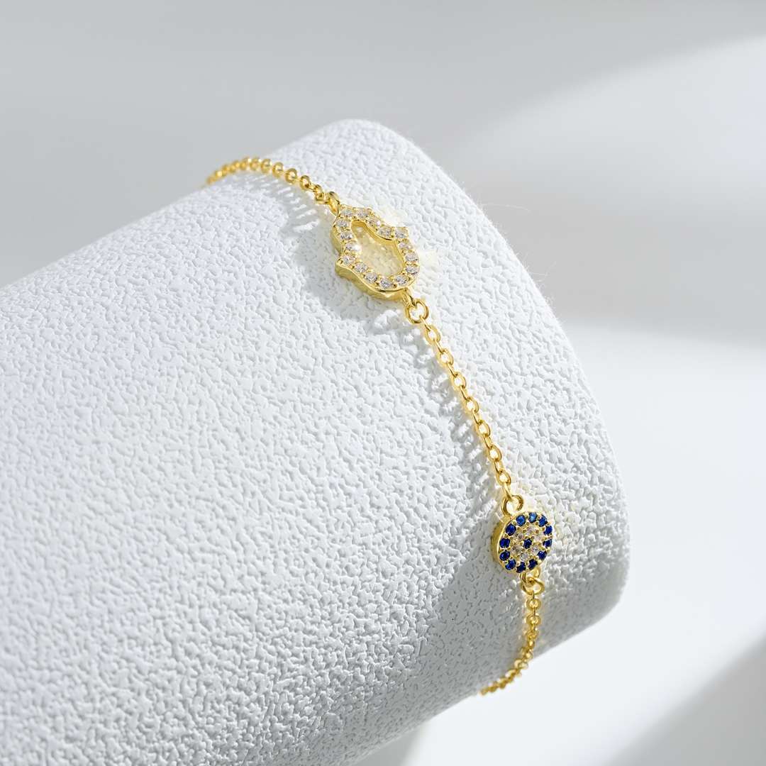 [Lumi Jewelry]Gost Shape & Round Shape Necklace