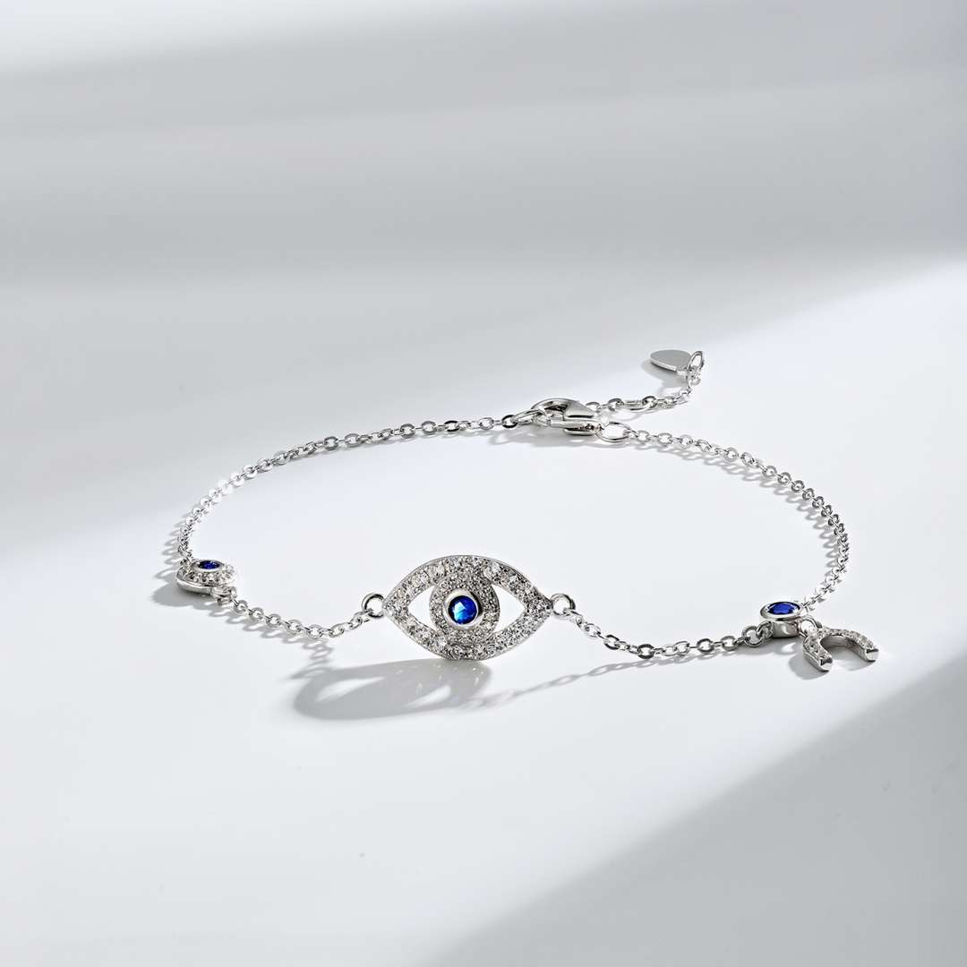 [Lumi Jewelry]Dainty Eye Shape Necklace