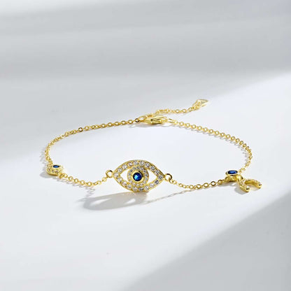 [Lumi Jewelry]Dainty Eye Shape Necklace