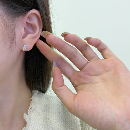 [Lumi Jewelry]Ornate Water Drop Shape Earrings