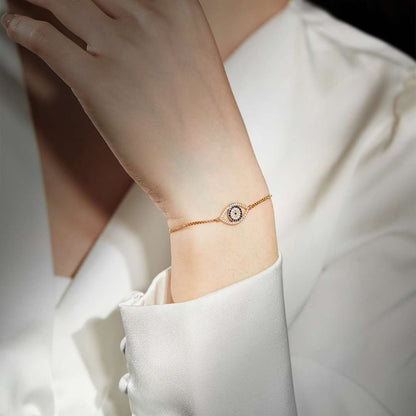 [Lumi Jewelry]Dazzling Eye Shape Necklace