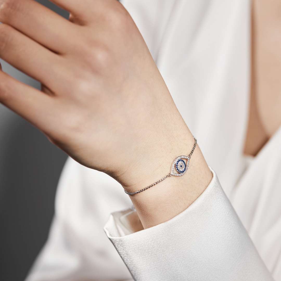 [Lumi Jewelry]Dazzling Eye Shape Necklace