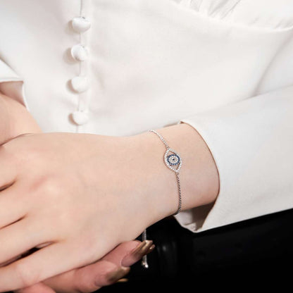 [Lumi Jewelry]Dazzling Eye Shape Necklace