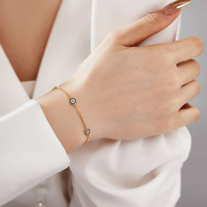 [Lumi Jewelry]Delicate Round Shape Pendent Necklace